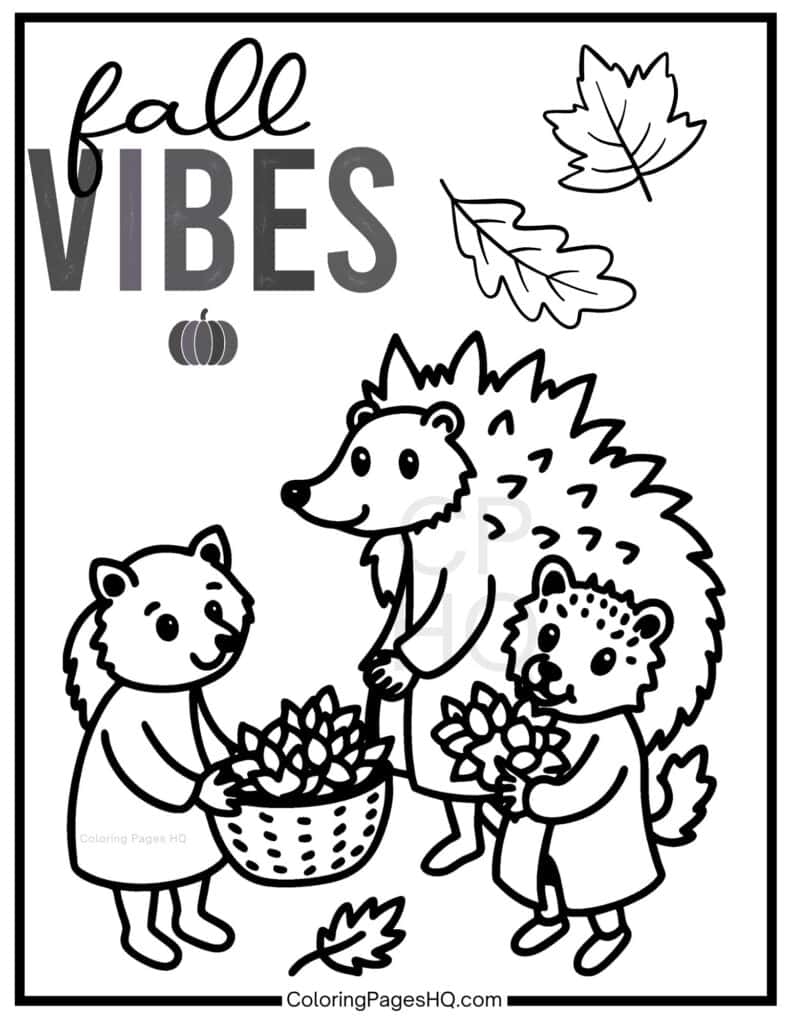 Cute Fall Things To Color Free PDF Printables Coloring Pages HQ Cute Fall Things To Color Free PDF Printables Coloring Pages HQ