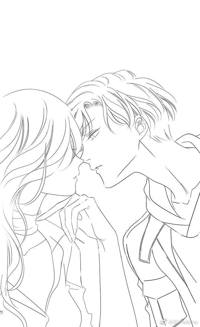 Cute Love Coloring Page Cute Love Coloring Page