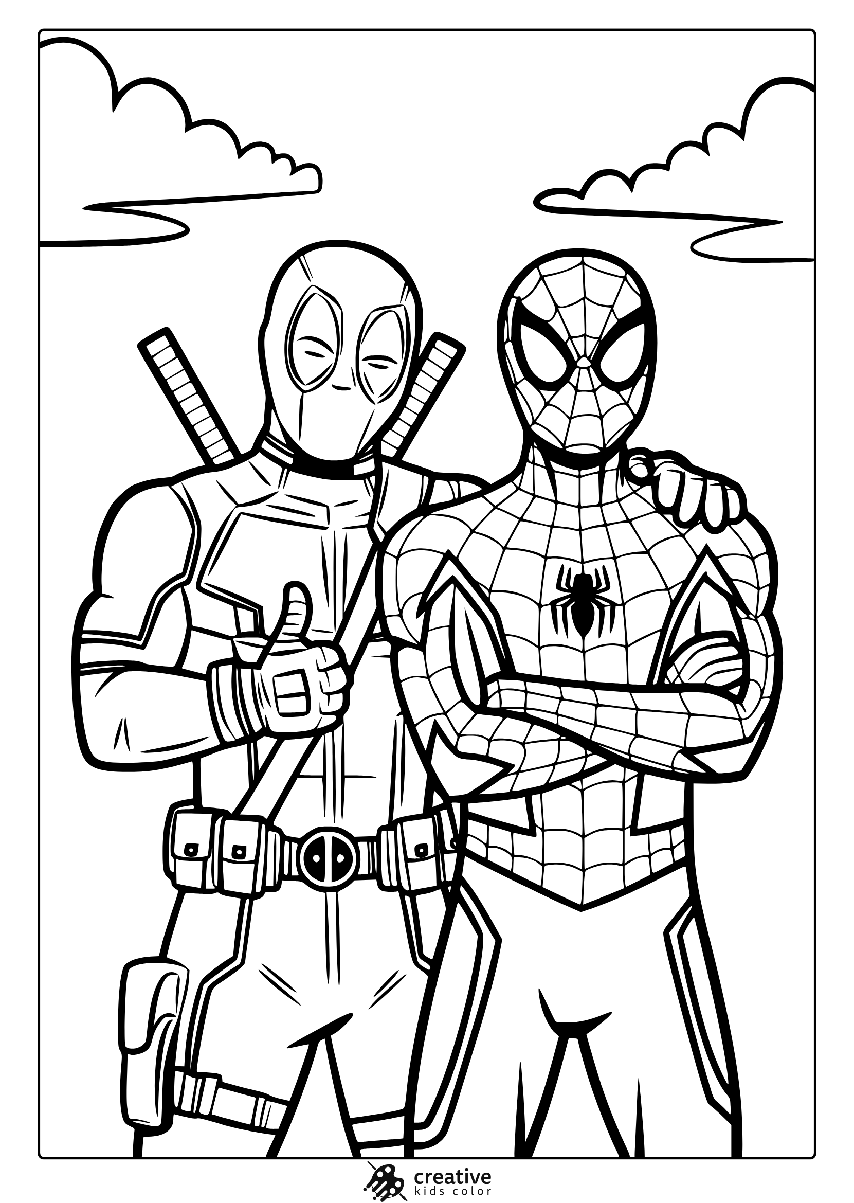 all marvel characters coloring pages
