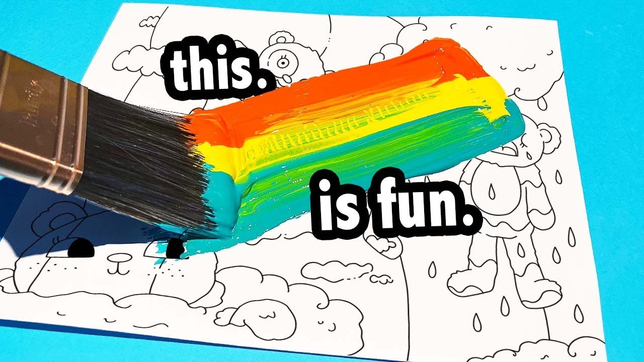 Designing And Coloring My OWN Coloring Page YouTube