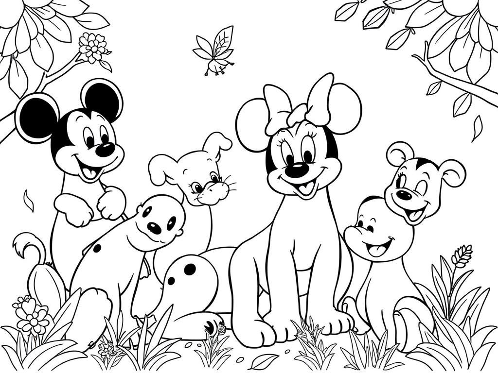 Disney Coloring Pages Free Printable Sheets For All Ages