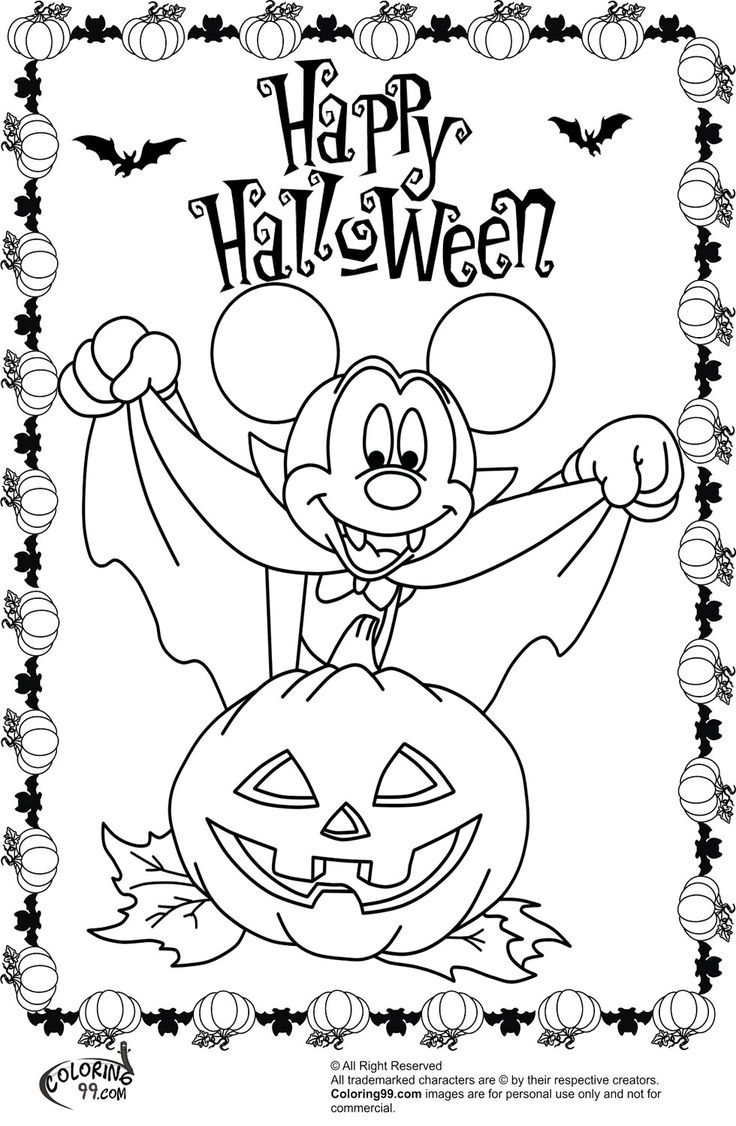 Disney Halloween Coloring Pages Halloween Coloring Sheets Mickey Mouse Coloring Pages