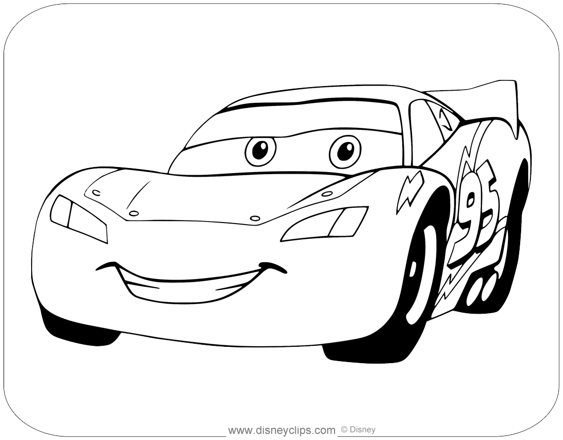 Disney Pixar s Cars Coloring Pages Disneyclips