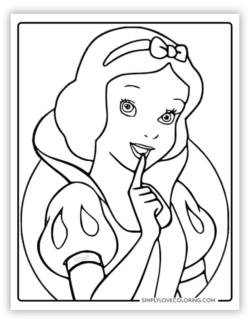 coloring pages for disney characters