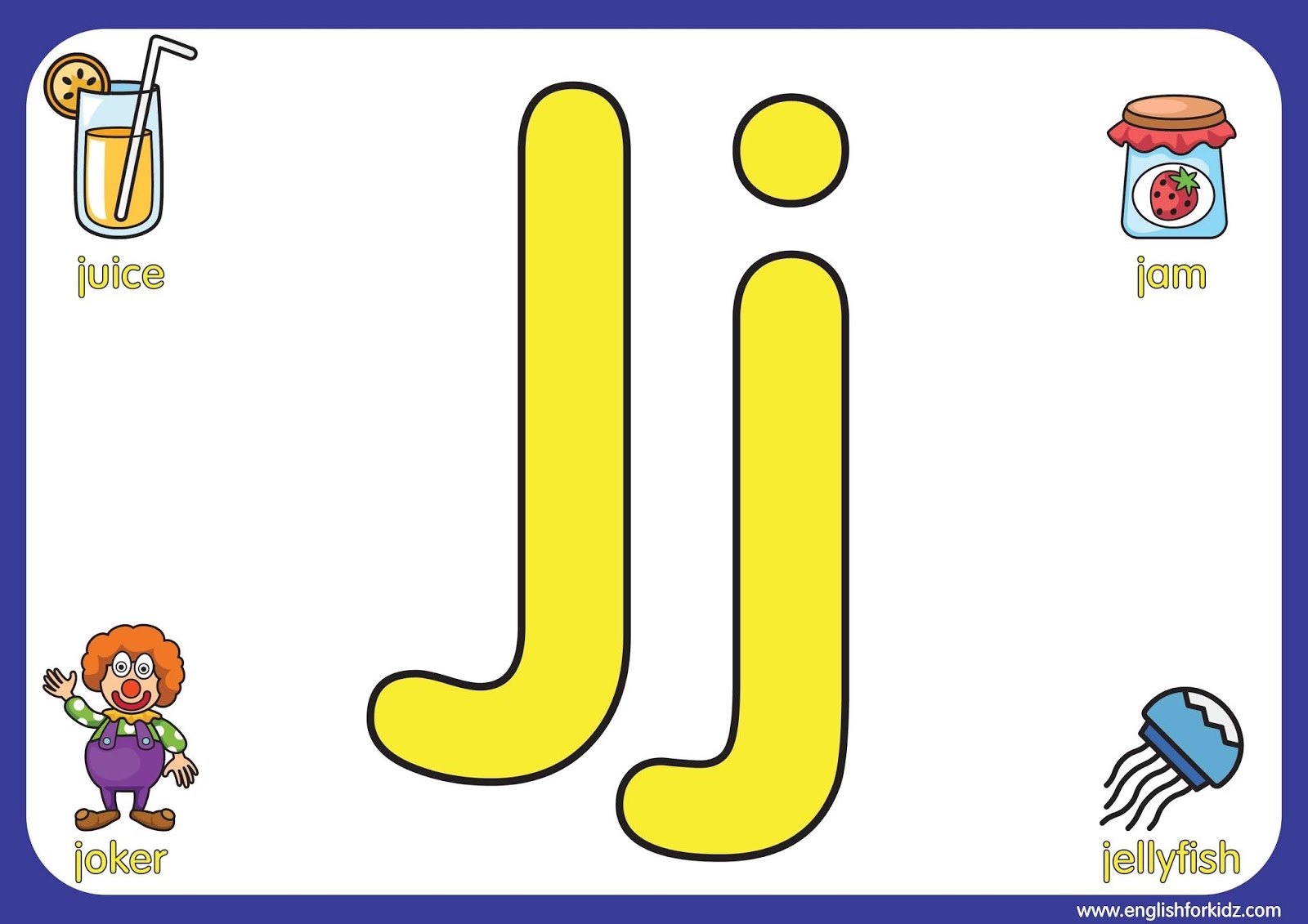 printable alphabet letter j