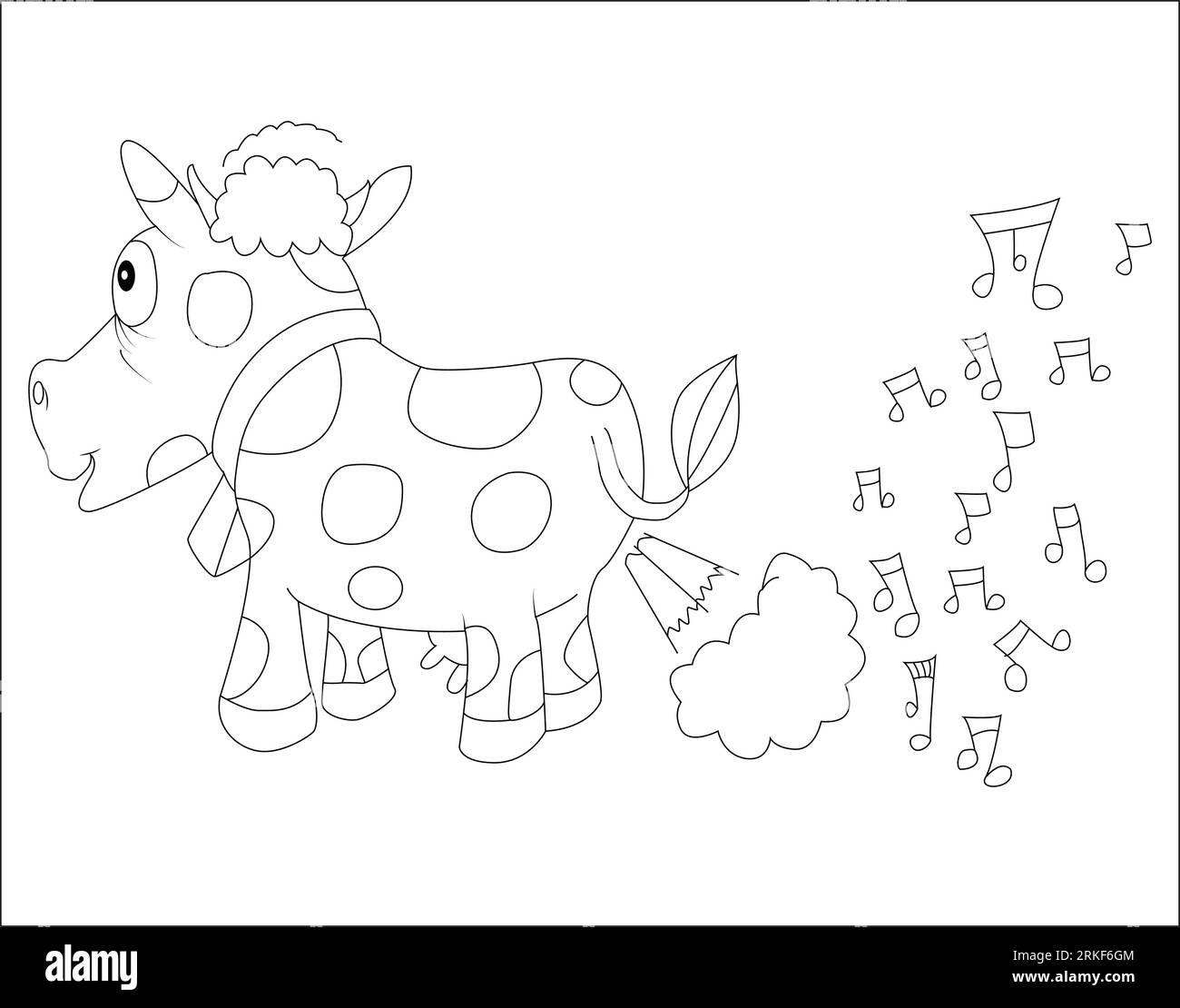 Farting Animals Coloring Page Hilariously Funny Coloring Book Of Animals Funny Animal Coloring Book Page Stock Vector Image Art Alamy