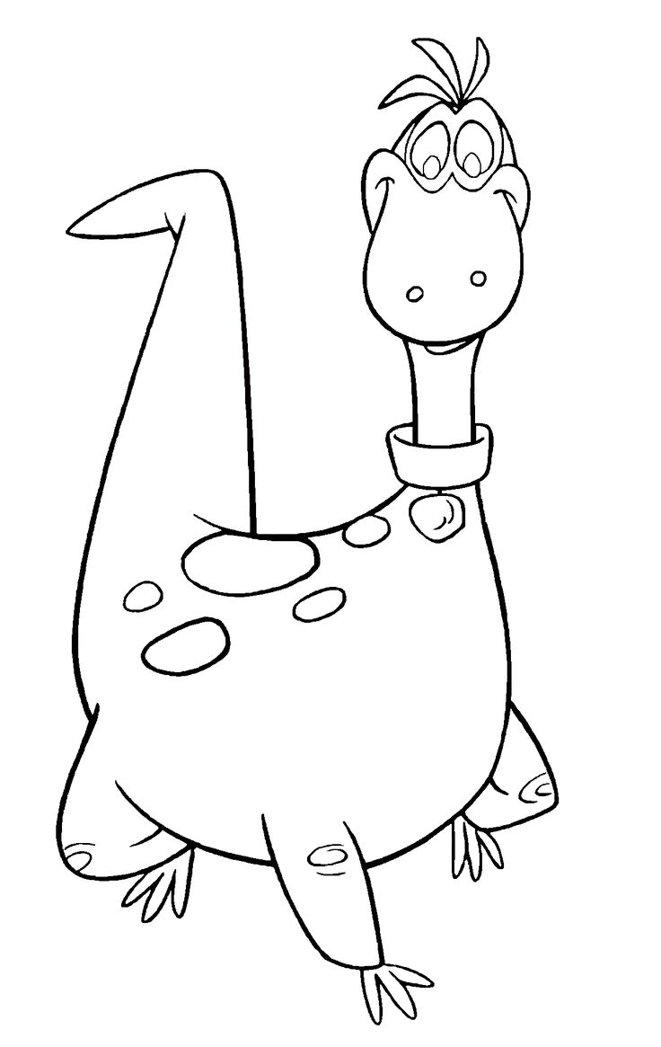 Flintstones Dino Coloring Pages Print Out Kids Coloring Pages