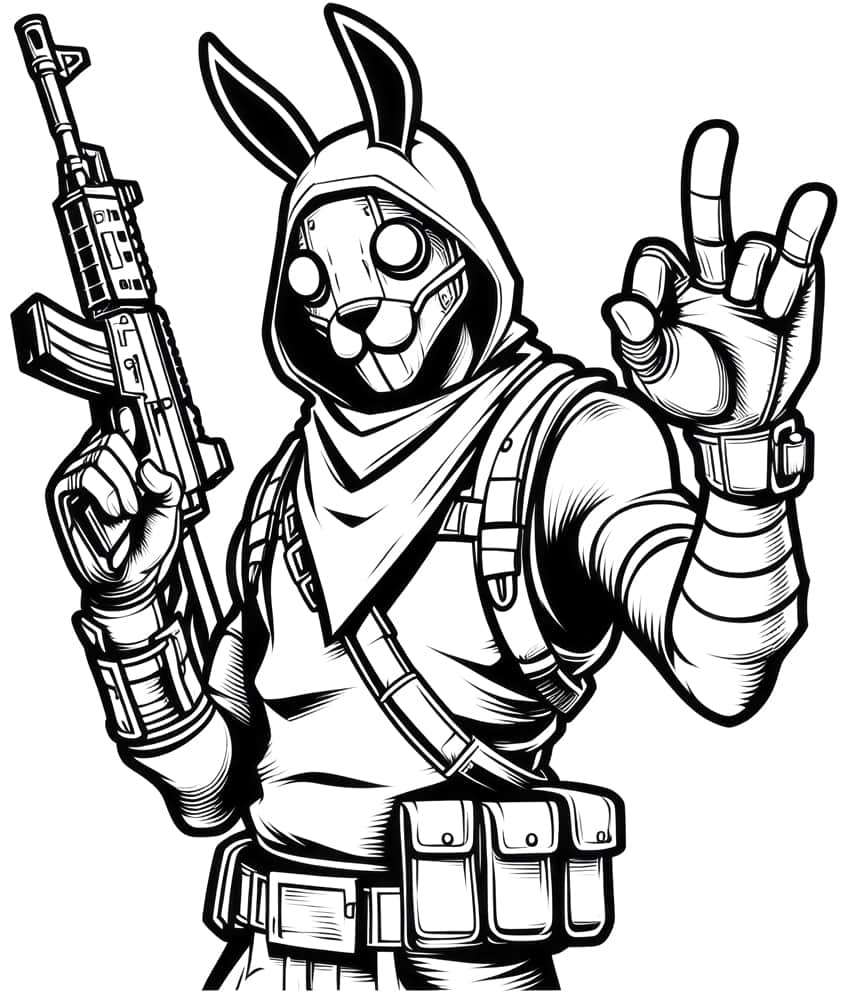 coloring pages of fortnite characters