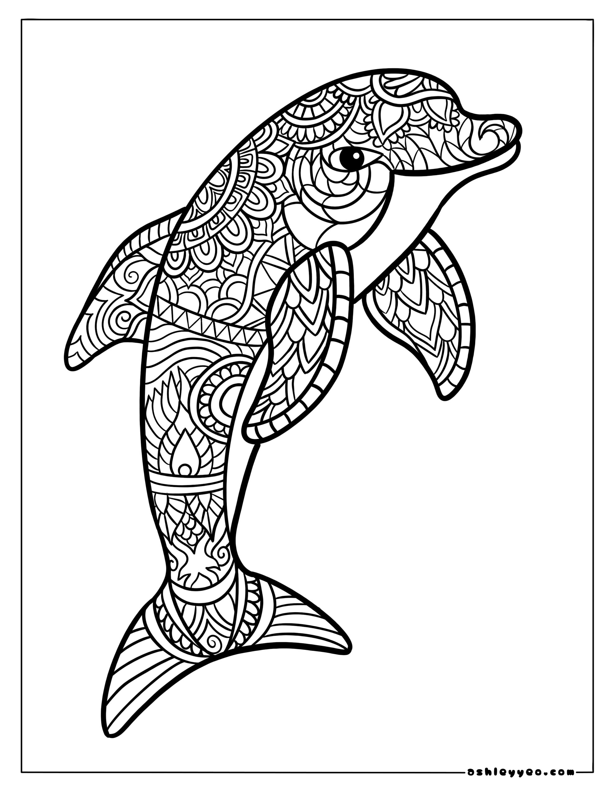 detailed animal coloring pages
