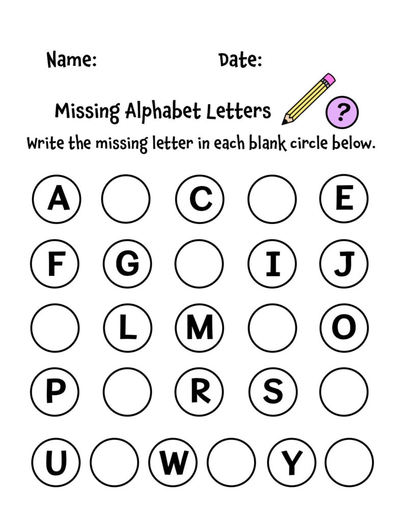 FREE Alphabet Worksheets For Preschool The Hollydog Blog