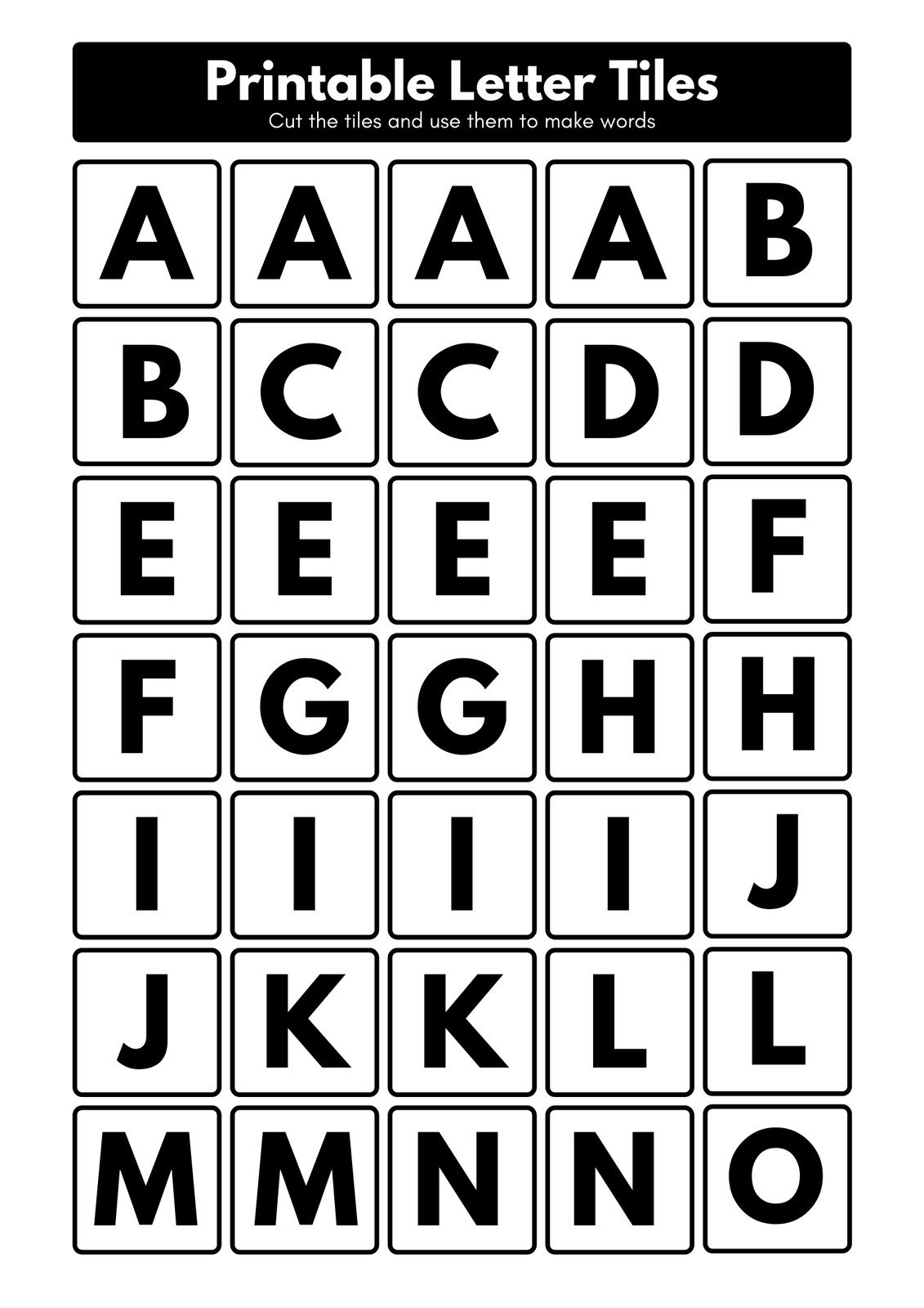 alphabet large letters printable