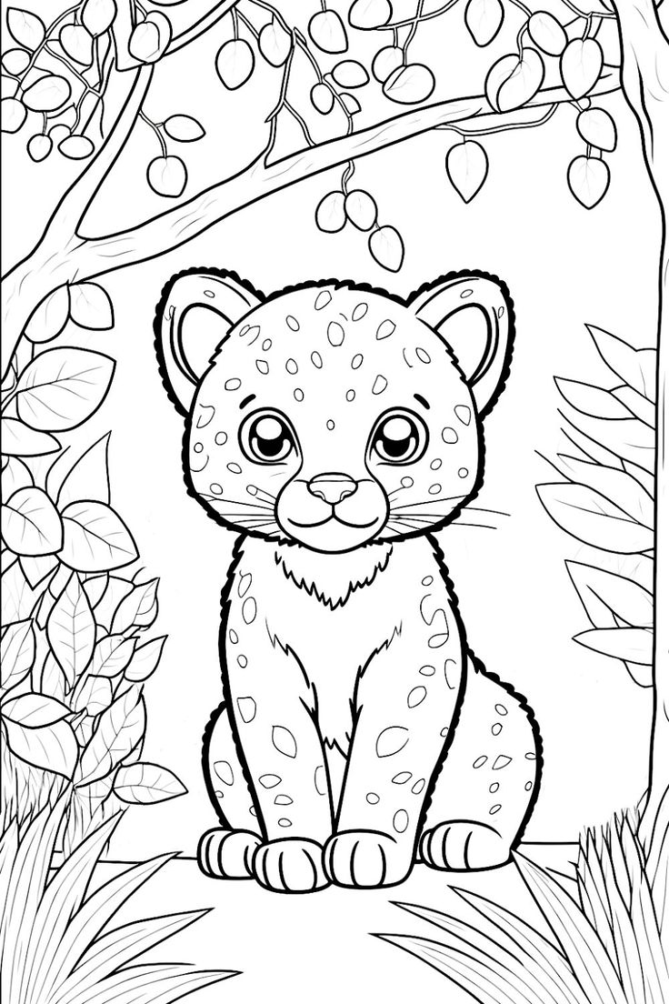 coloring animal pages