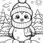 Free Christmas Animal Coloring Pages Cute Animals Coloring Pages For Adults Designs By Kemmy