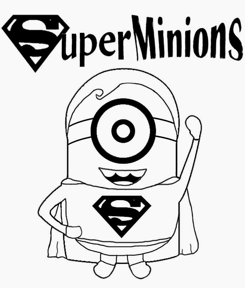 minions characters coloring pages