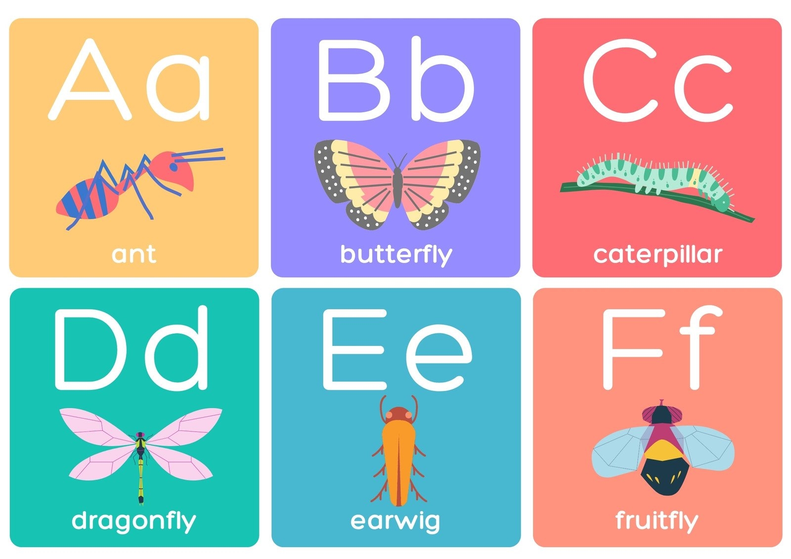 Free Customizable Alphabet Flashcard Templates Canva