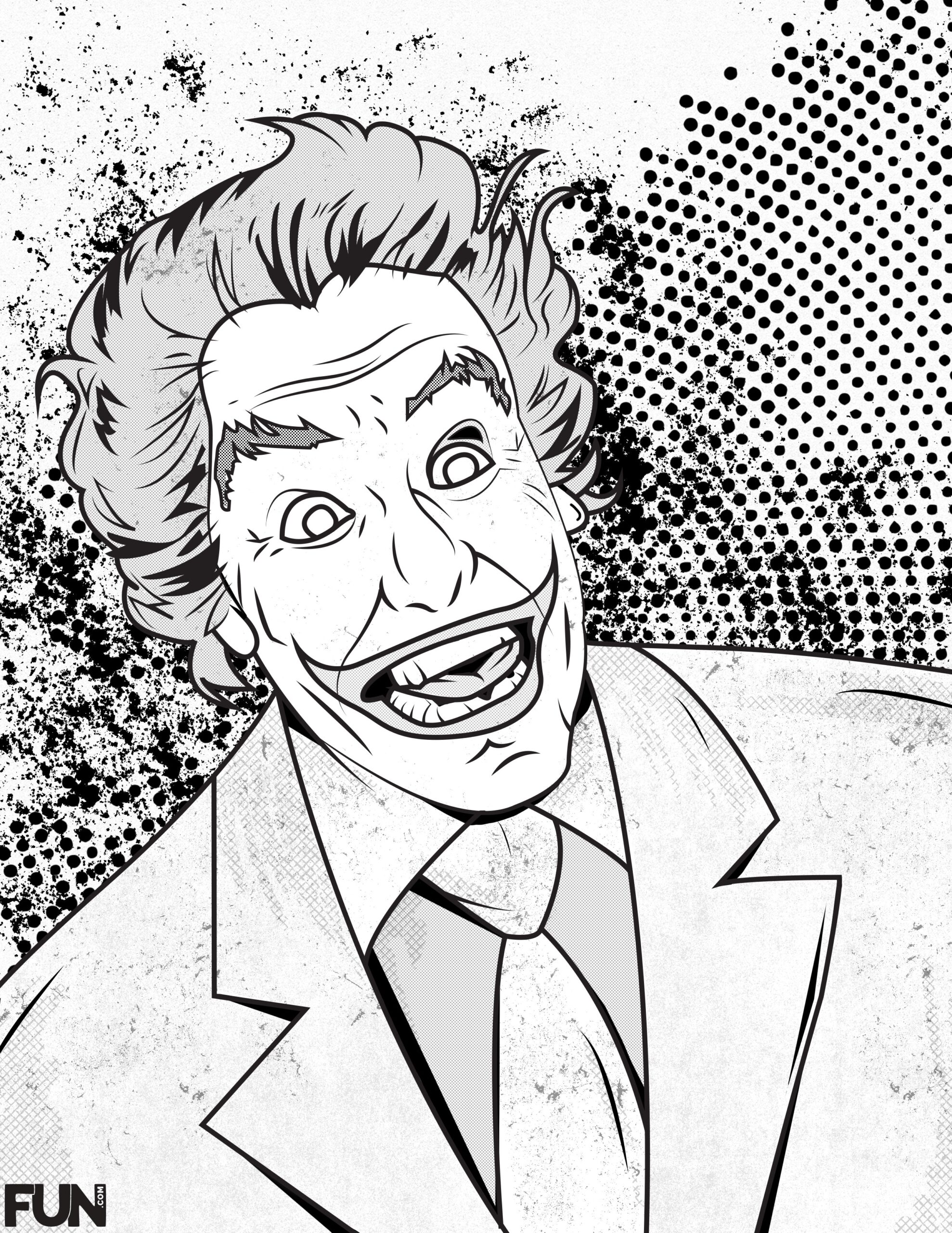dc characters coloring pages