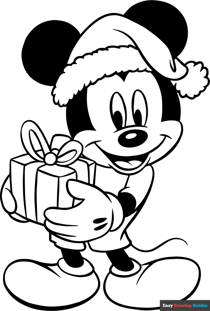 easy disney characters coloring pages