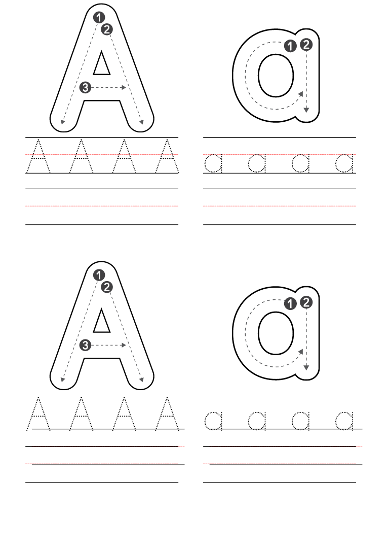 preschool free printable alphabet worksheets