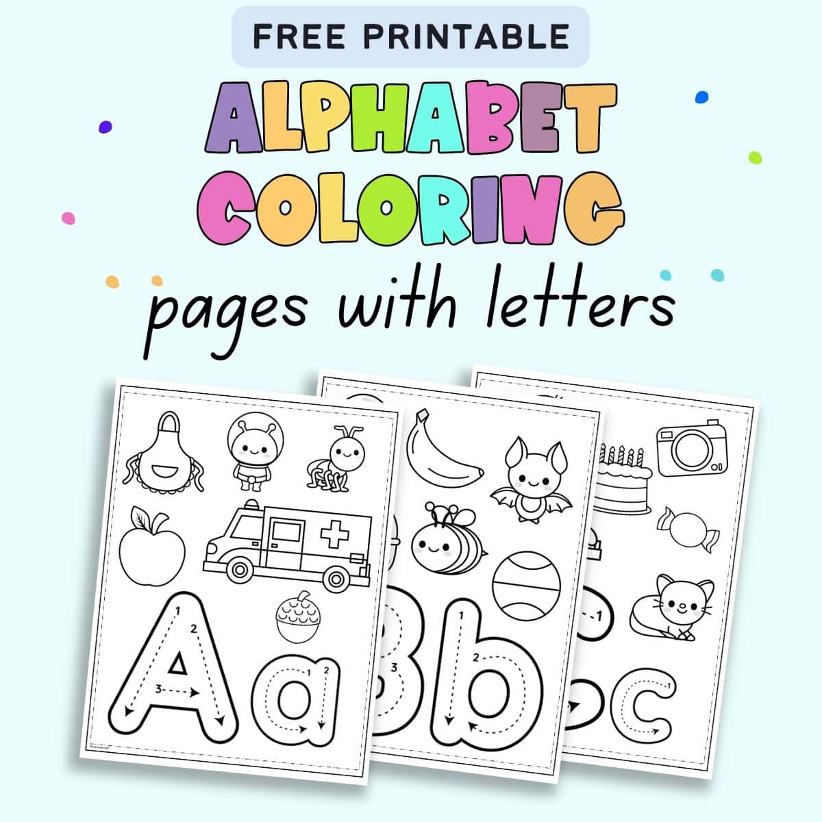 alphabet letters to colour in printable