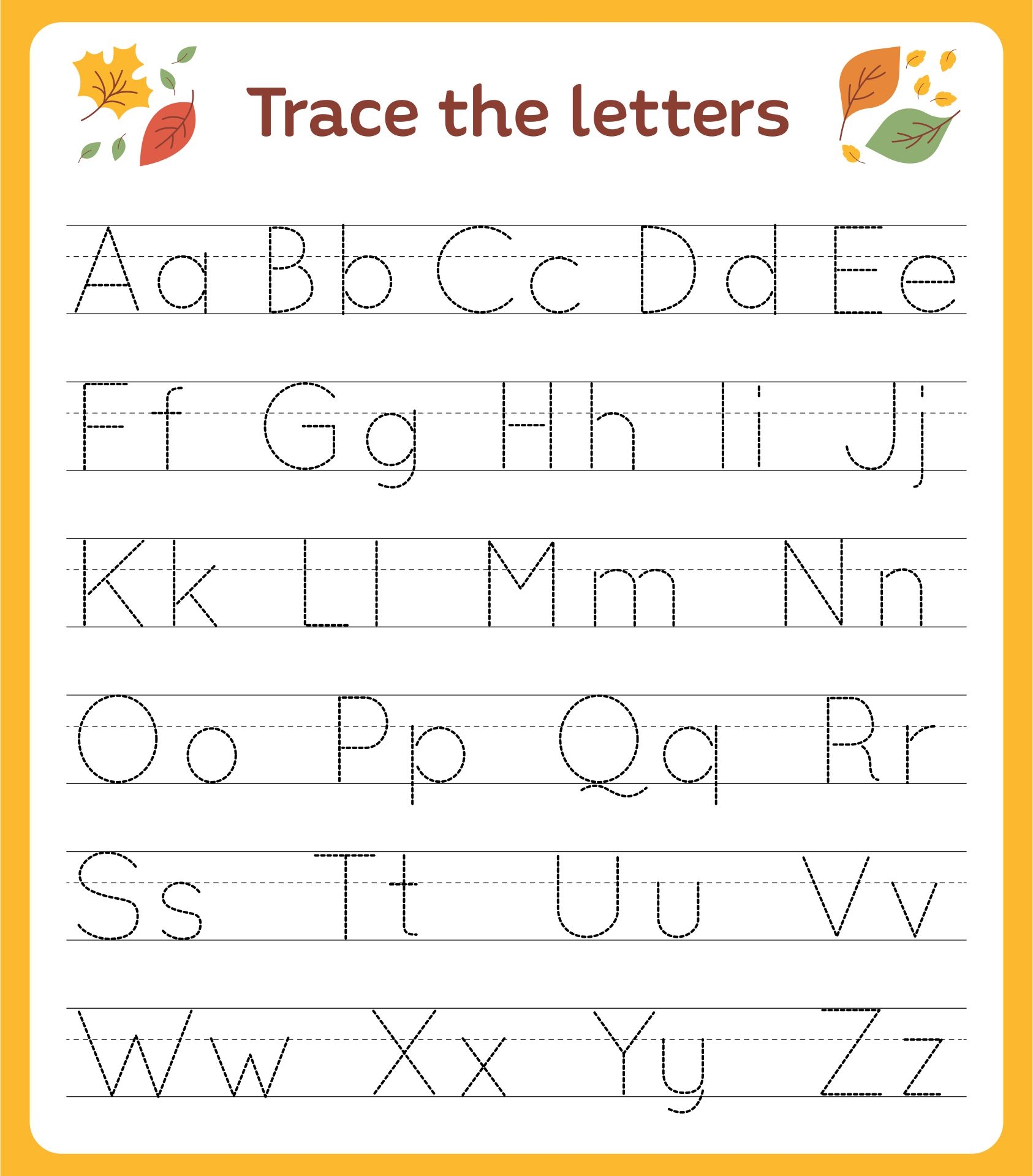 alphabet free printables preschoolers