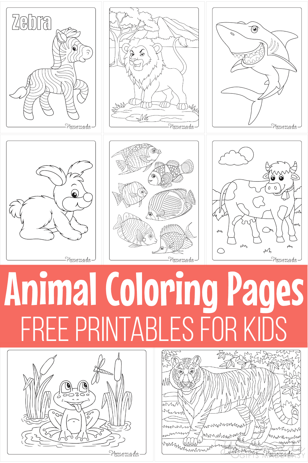 free coloring pages animals printable