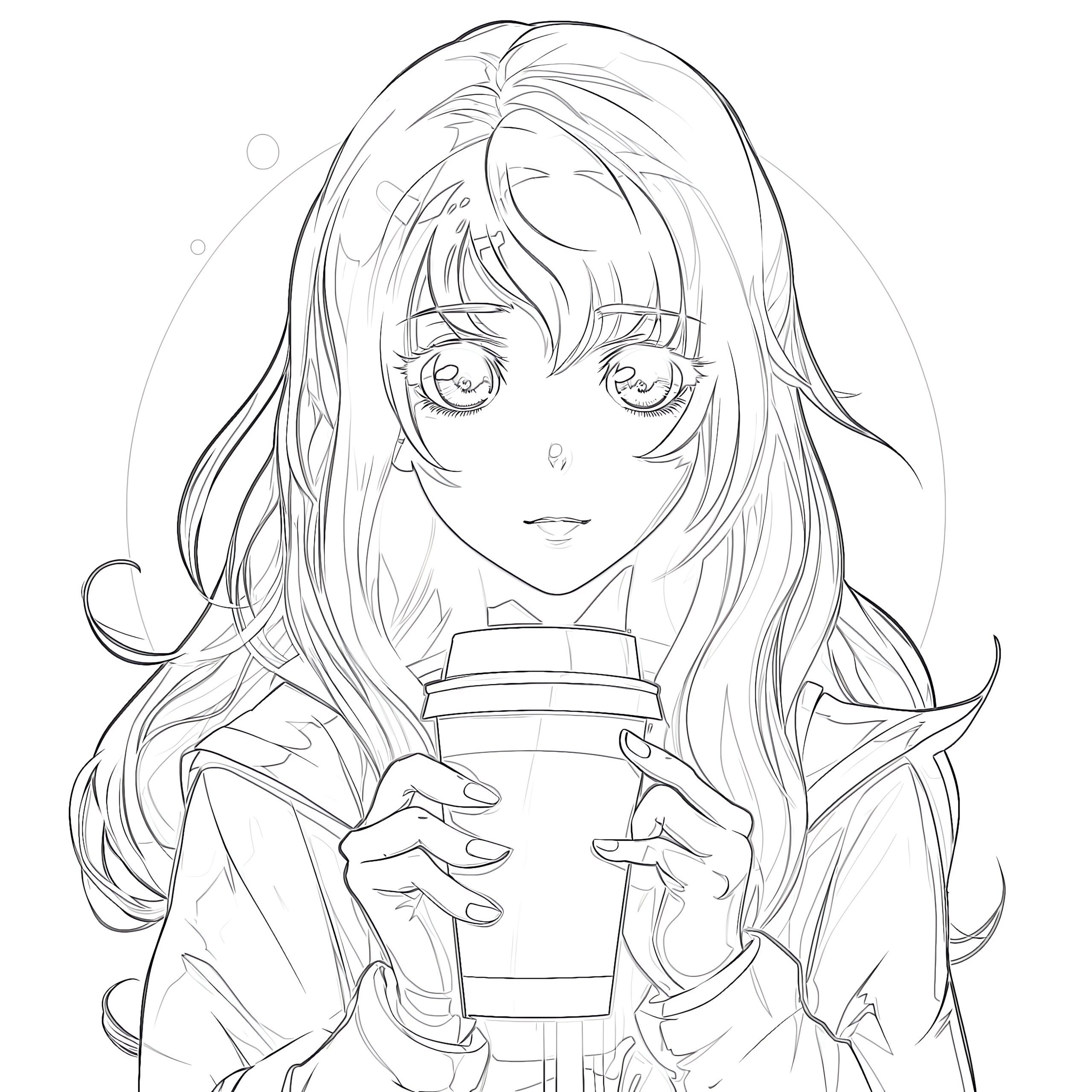 anime coloring pages