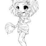Free Printable Chibi Coloring Pages For Kids