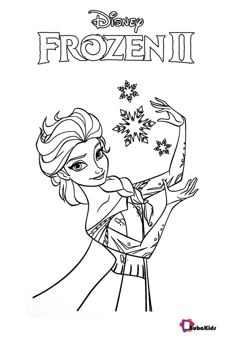 frozen 2 characters coloring pages