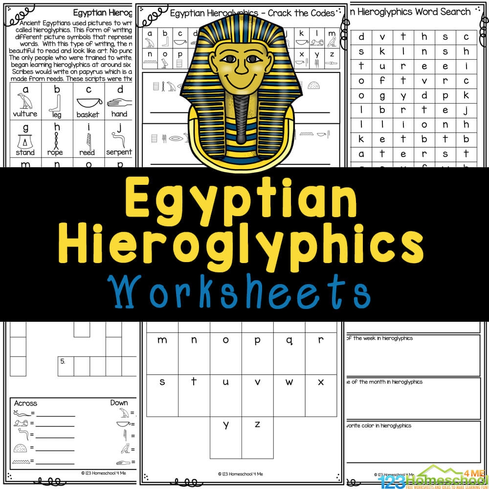 printable hieroglyphics alphabet