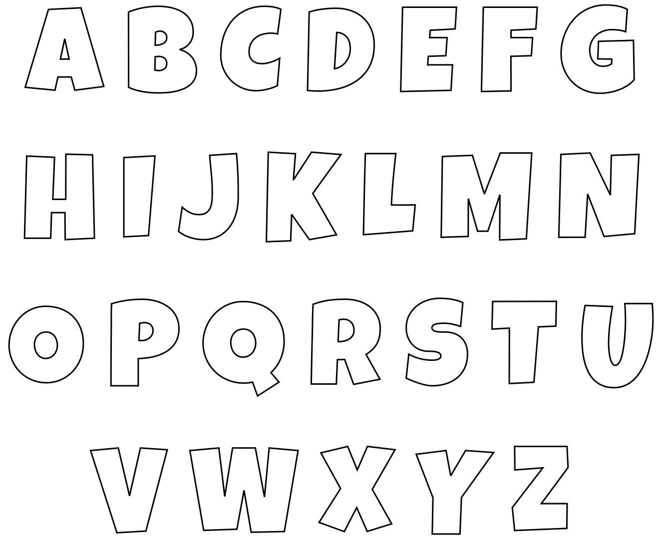 free large printable alphabet letters