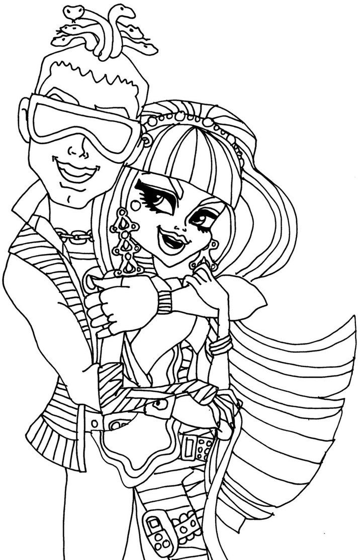 Free Printable Monster High Coloring Pages For Kids