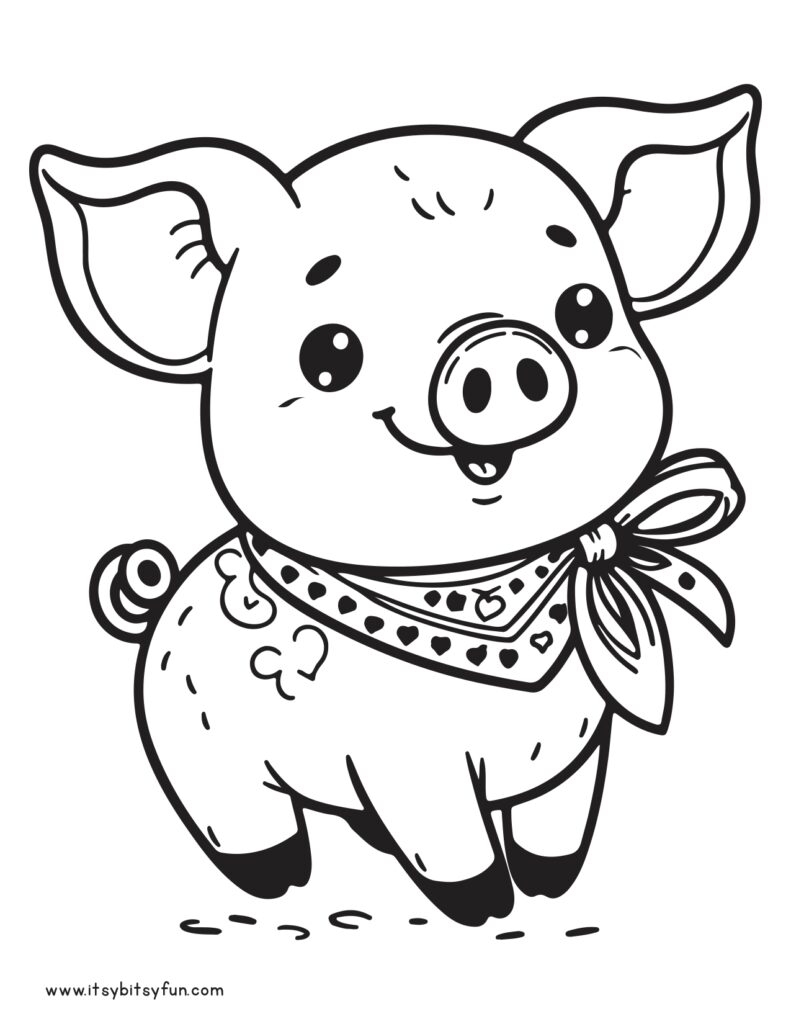 piggy characters coloring pages
