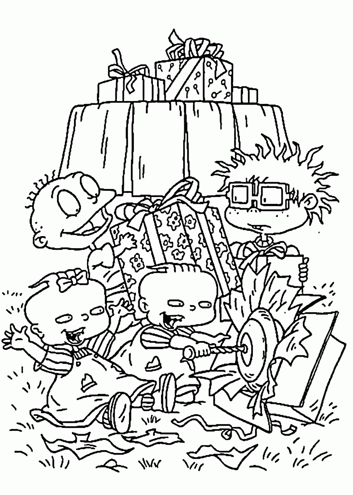 Get Funny Rugrats Coloring Pages Pdf Here Coloringfolder