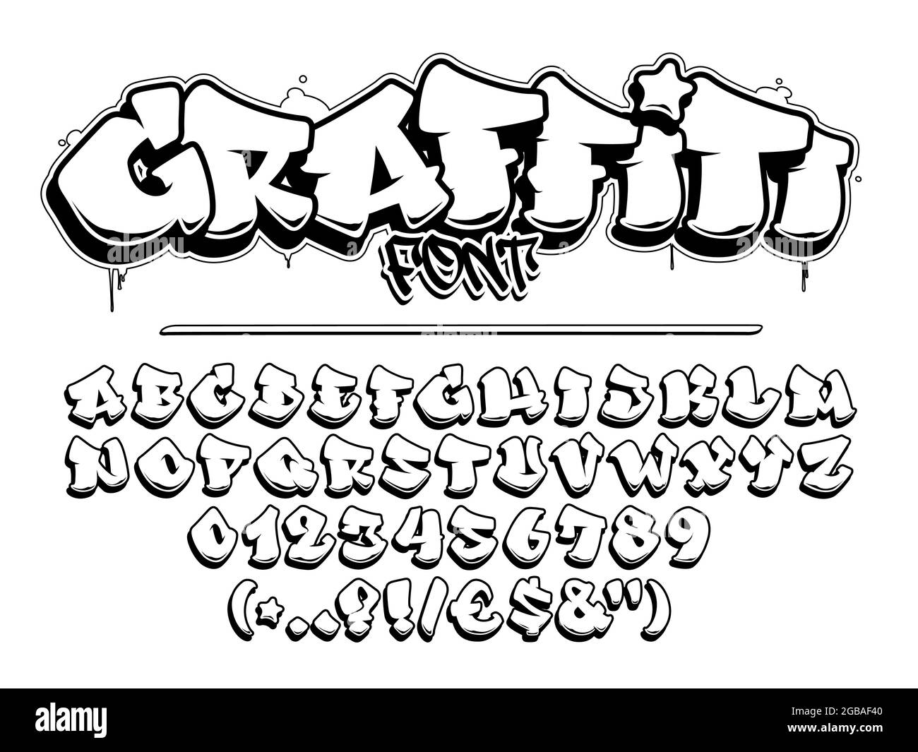 Graffiti Alphabet Letter Cut Out Stock Images Pictures Alamy