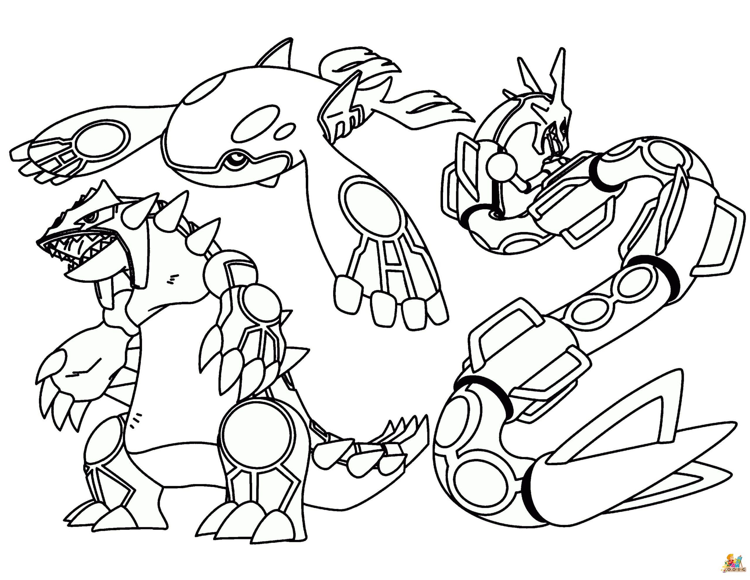 pokemon characters coloring pages