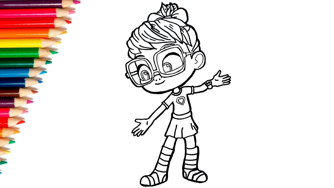 How To Color In Abby From Abby Hatcher Coloring Pages How To Draw Abby Hatcher YouTube