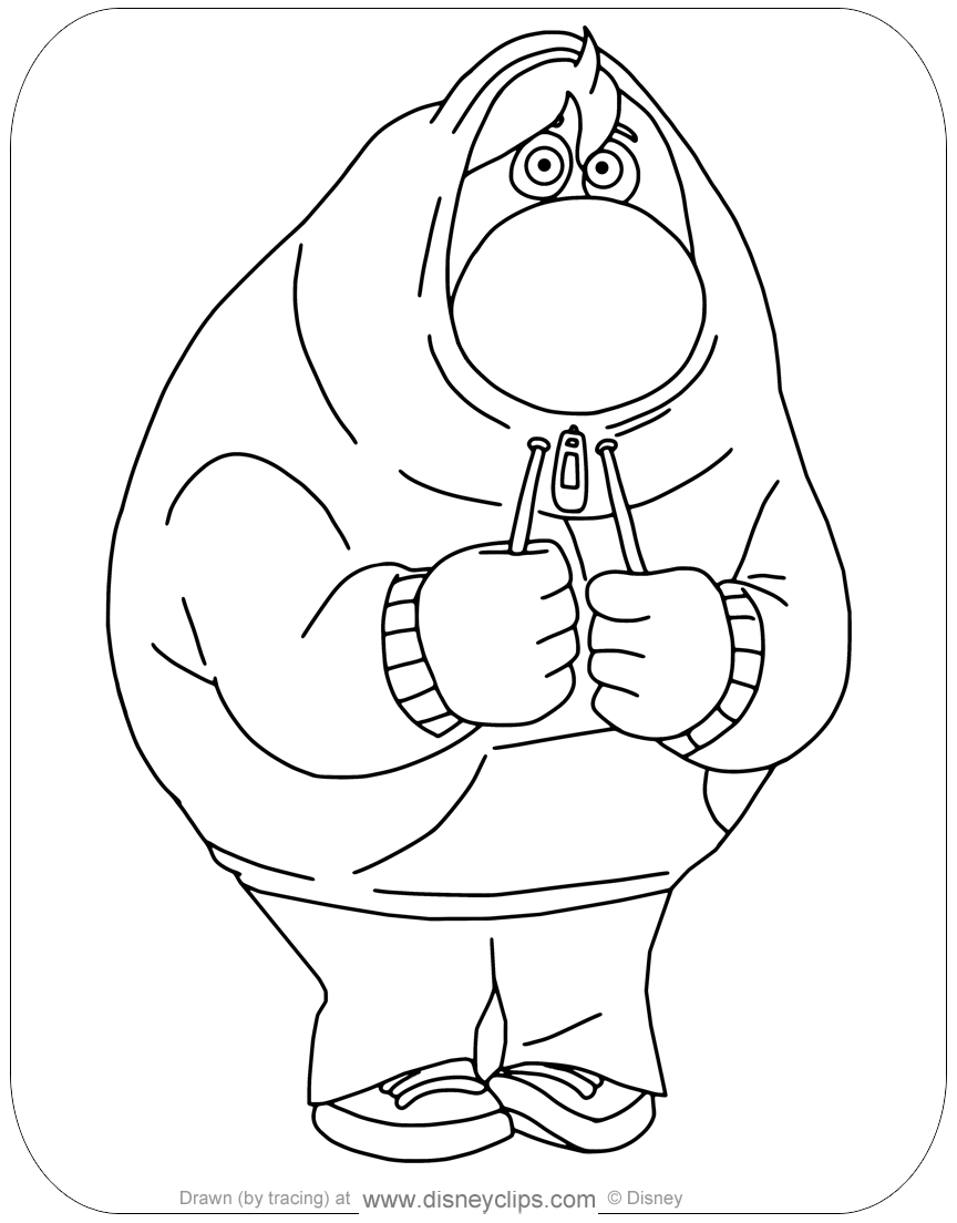 Inside Out 2 Coloring Pages In PDF Disneyclips