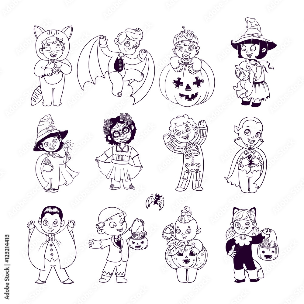 halloween coloring pages characters