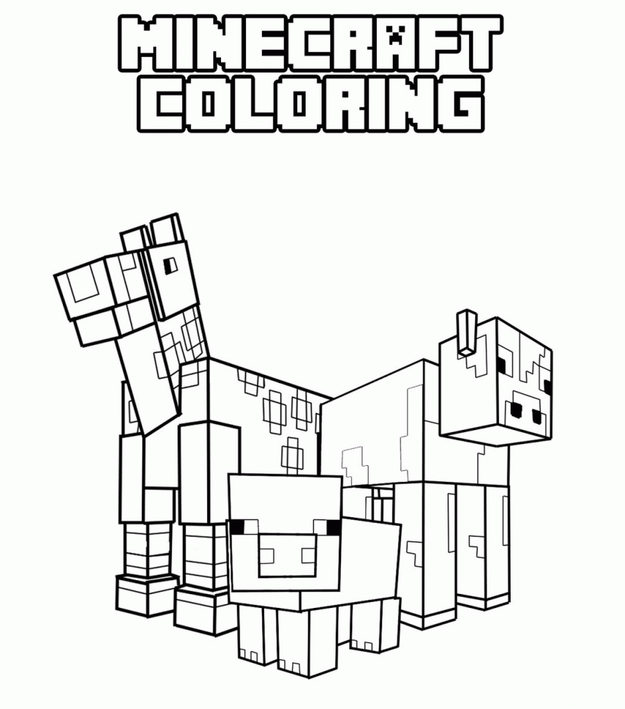 Kids Under 7 Minecraft Coloring Pages Kids Under 7 Minecraft Coloring Pages