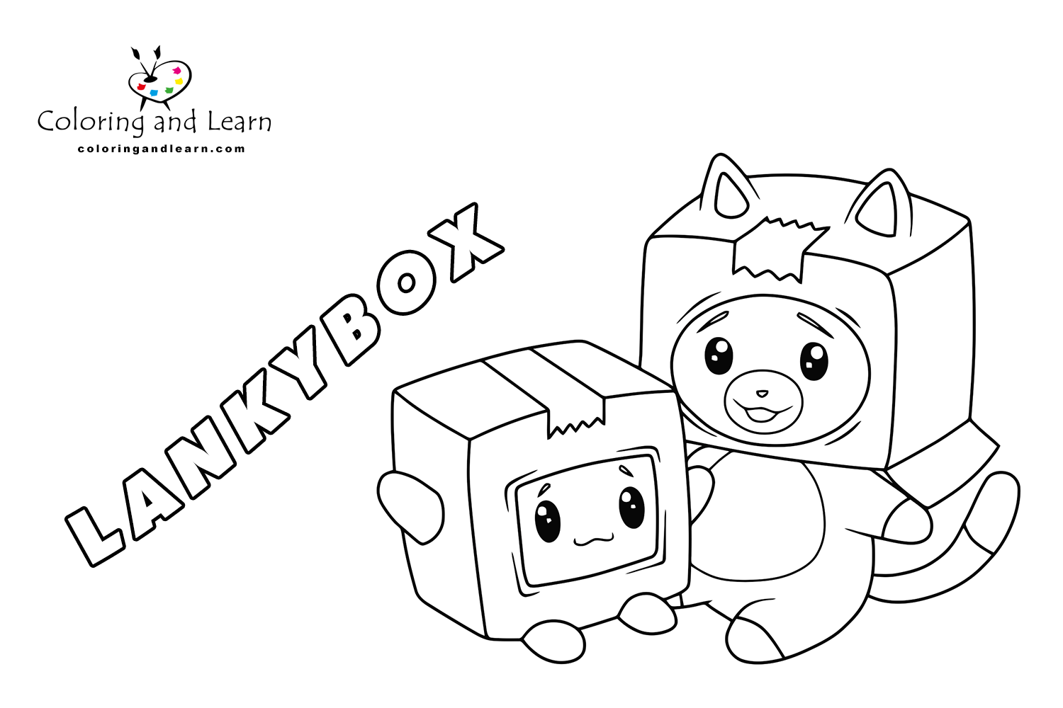 LankyBox Coloring Pages FREE 2025 Coloring And Learn