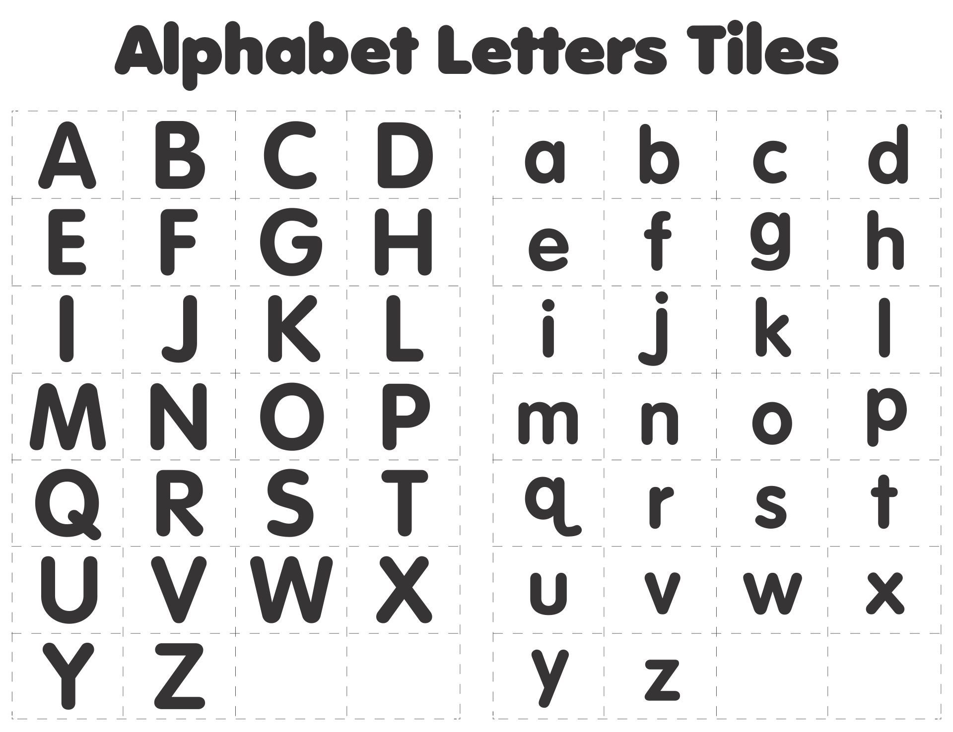 Letter Tiles 10 Free PDF Printables Printablee Worksheets Library