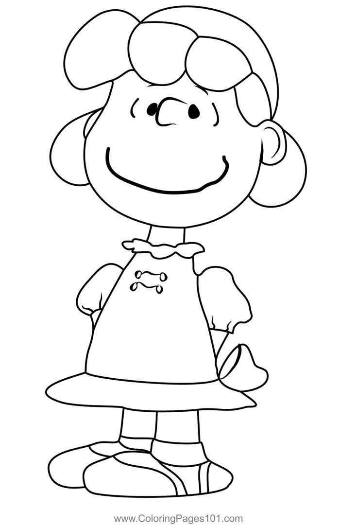 Lucy From The Peanuts Movie Coloring Page