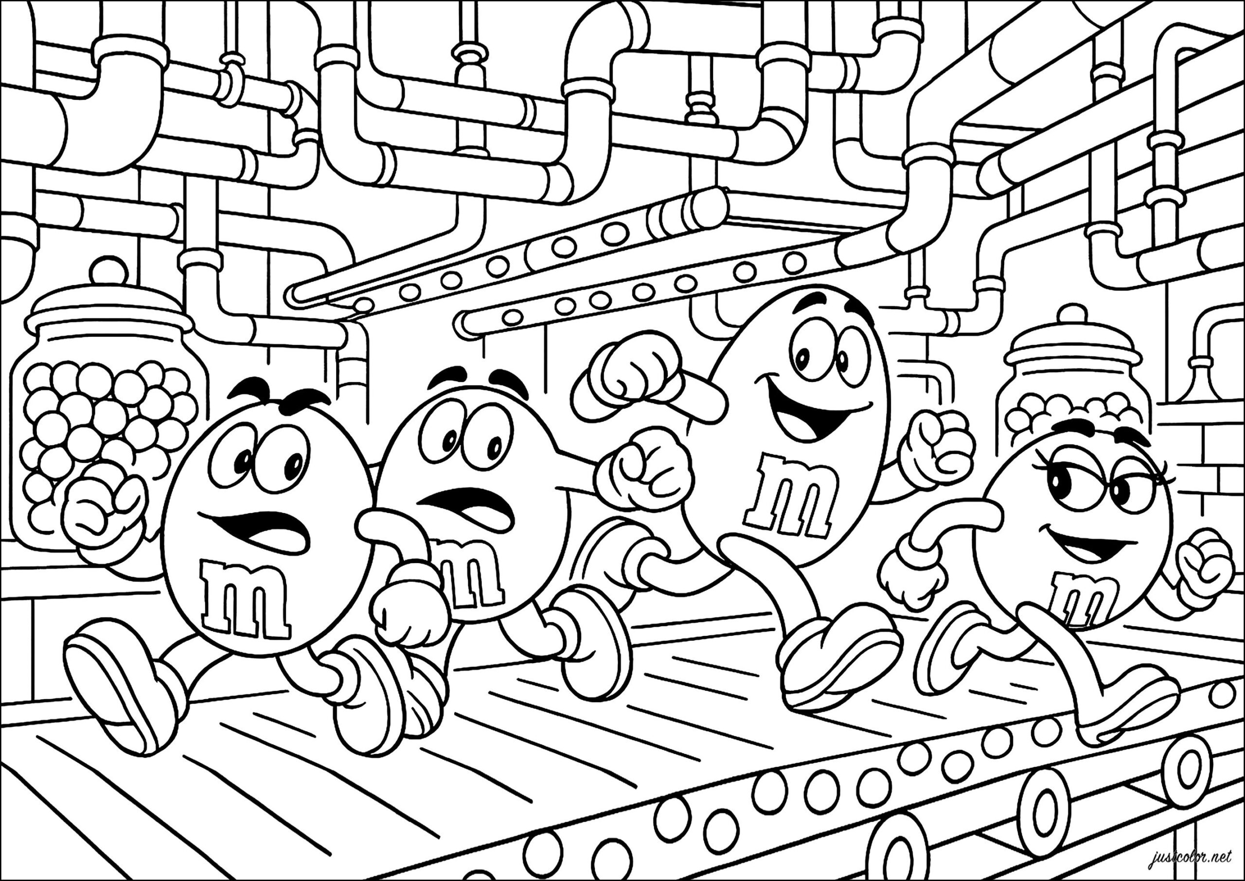 M m s To Print M Ms Coloring Pages