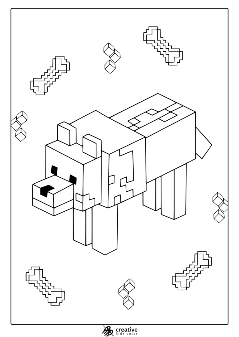 Minecraft Coloring Pages 30 Free Printable PDF 