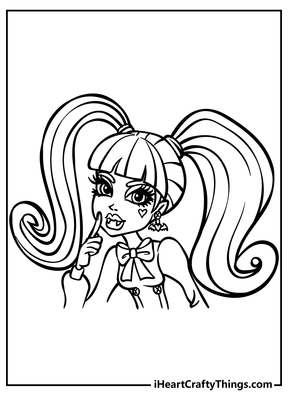 monster high coloring pages all characters
