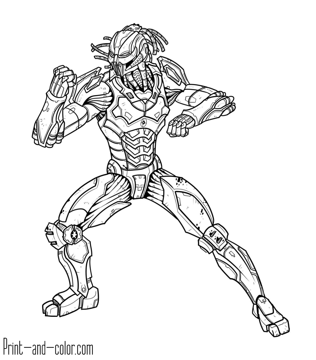 Mortal Kombat Coloring Pages Print And Color