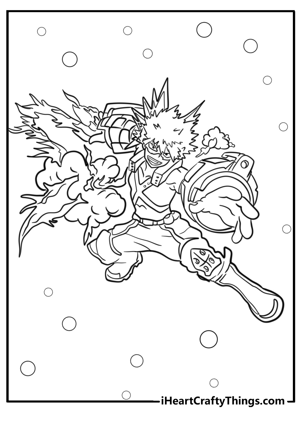 character my hero academia coloring pages