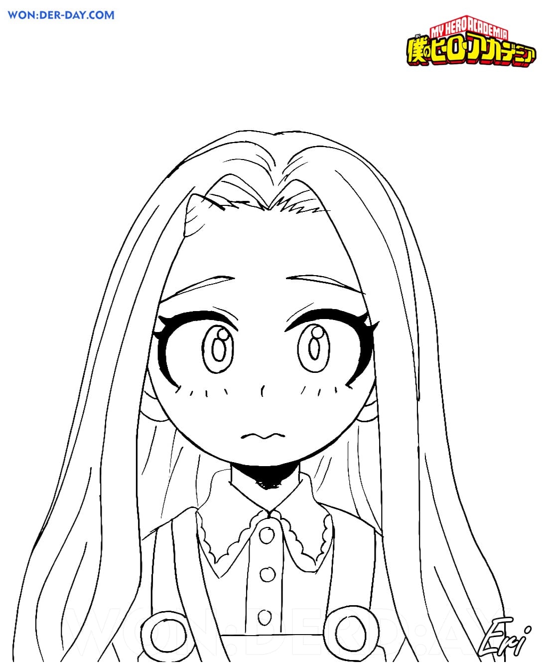 mha characters coloring pages