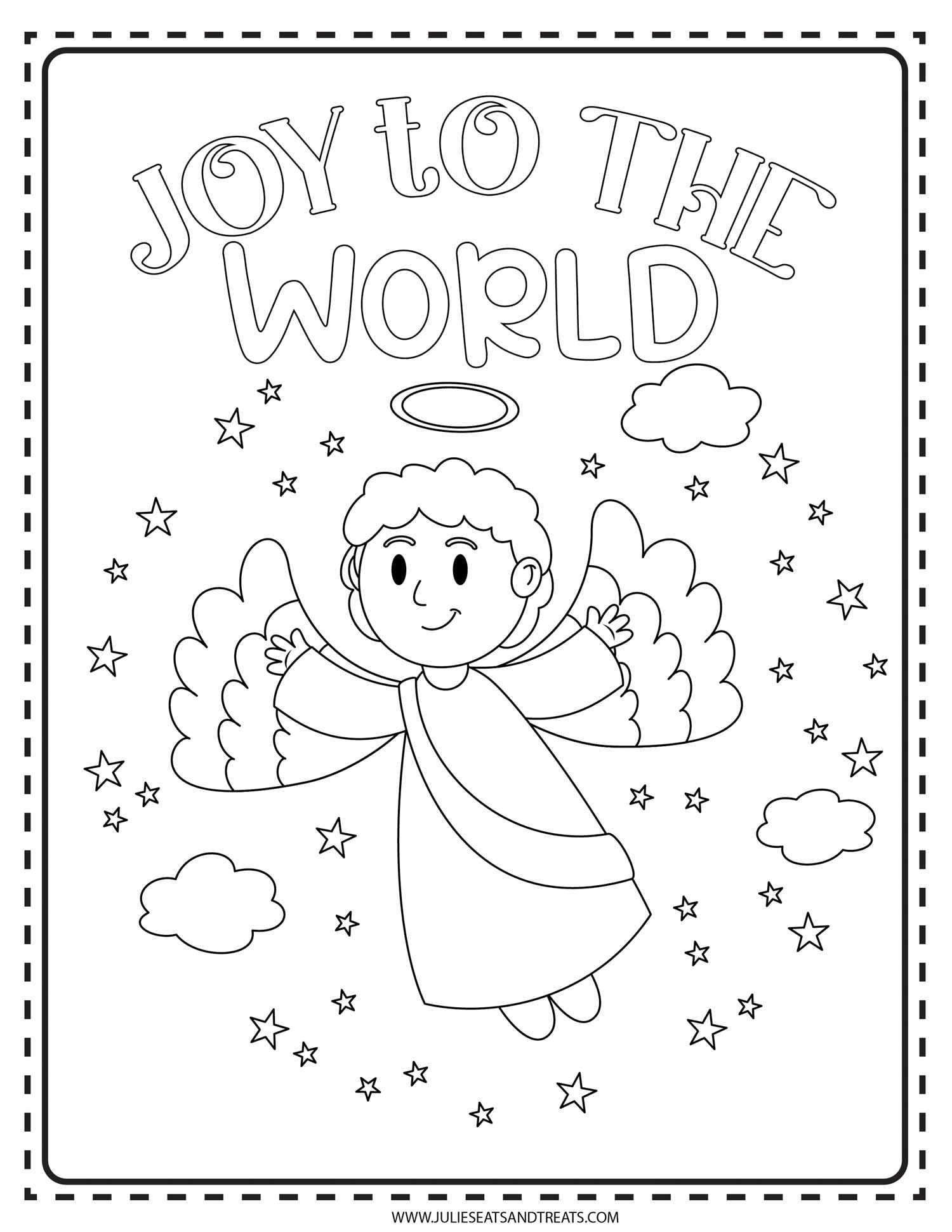 nativity characters coloring pages