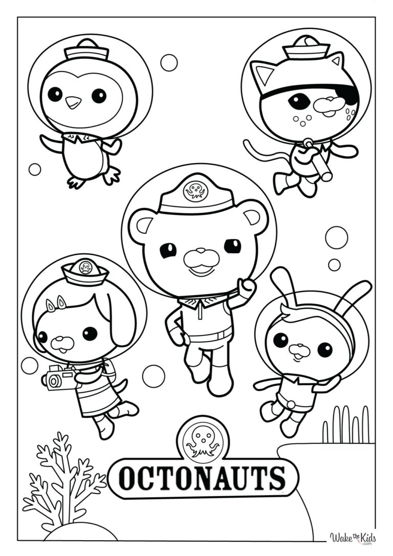 Octonauts Coloring Pages Free Printable PDFs WakeTheKids